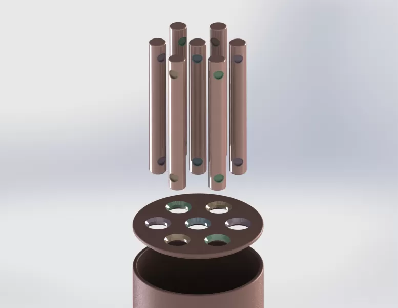 Montessori Interactive Color and Shape Sorting Kit 4-in-1 Set 3D - Model preview 10