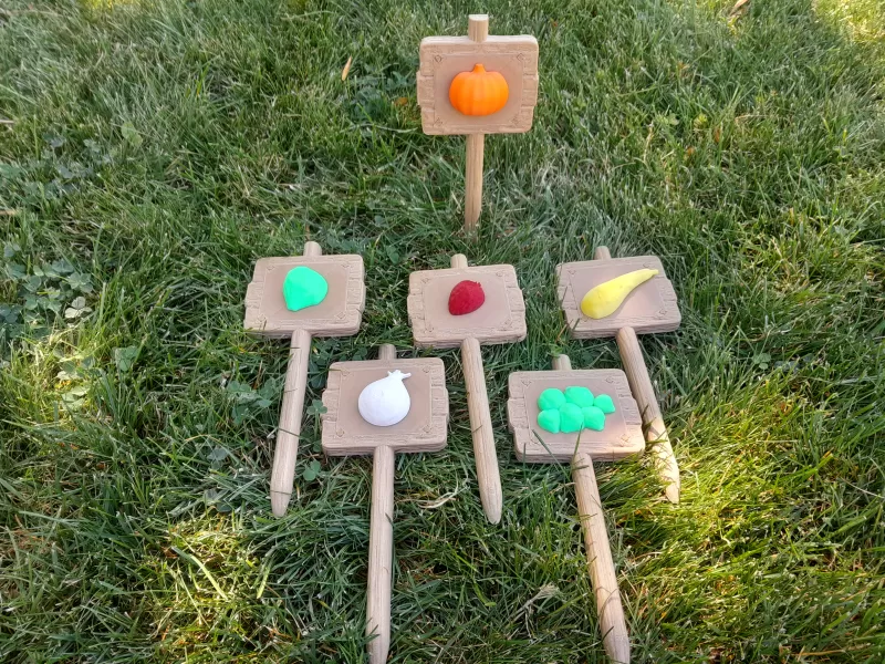 Garden Sign and Attachments - Model preview 5