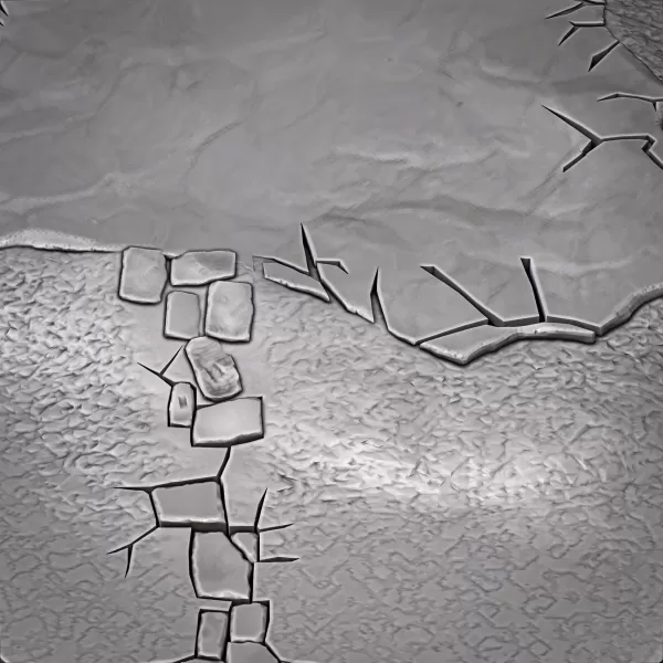 Modular Sci-Fi Battle Board – Realm-Style Gameboard (6 Tiles) - Model preview 8