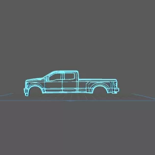 Ford - F 350 Super Duty 2017 Wall Art