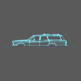 Ford - Country Squire 1967 Wall Art