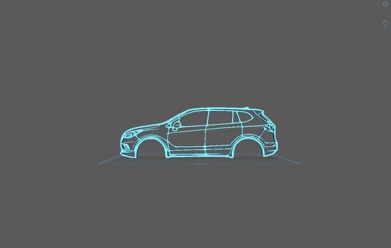 Buick - Envision 2016 Wall Art - Model preview 1