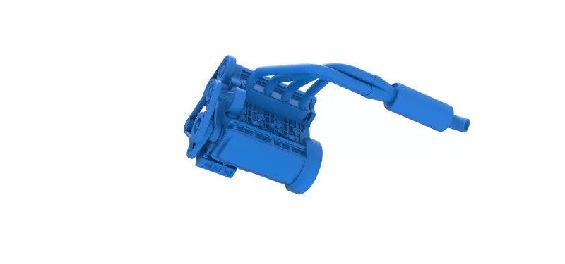 Engine of New Zealand Minisprint Scale 1:25 - Model preview 3