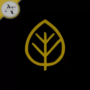 Simple Leaf Symbol - 2D Art