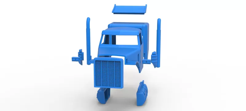 Shell of Monster Tow Truck Scale 1:25 - Model preview 17
