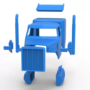 Shell of Monster Tow Truck Scale 1:25 - Model thumbnail 17