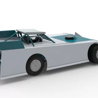 Wedge Dirt Late model Scale 1:25 - Model thumbnail 20