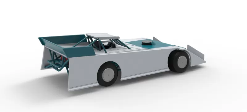 Wedge Dirt Late model Scale 1:25 - Model preview 20
