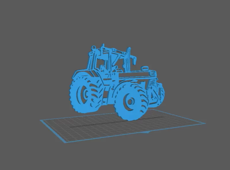 Tractor - Case IH 1455 XL Wall Art - Model preview 1