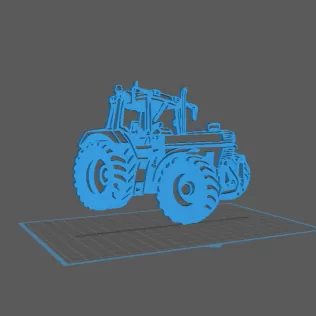 Tractor - Case IH 1455 XL Wall Art - Model thumbnail 1