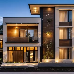 RESIDENTIAL 3D EXTERIOR FACADE - Model thumbnail 4