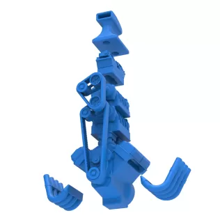 Engine V8 with double supercharger Version 8 Scale 1:25 - Model thumbnail 14