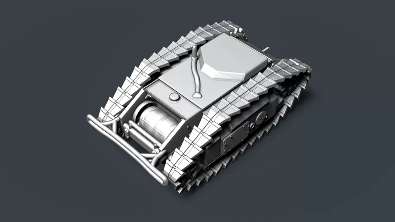 Goliath Tracked Mine #RoZ - Model preview 3
