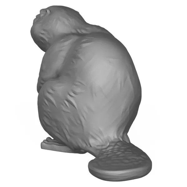 3D Printable Beaver Animal - Model preview 4
