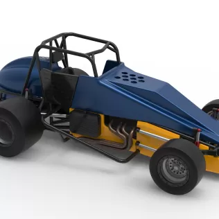 Vintage Pavement Silver Crown Car Scale 1:25 - Model thumbnail 24