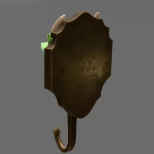 Cute Dragon Wall Hook STL File Digital Download - Model thumbnail 5