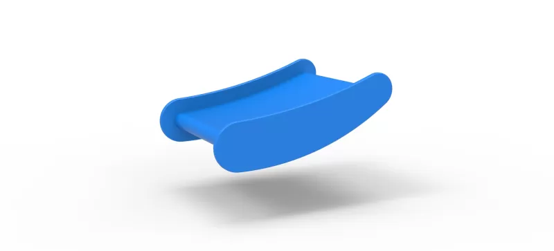 Wing of Vintage Winged Supermodified stock car Scale 1:25 - Model preview 1