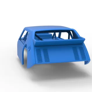 Shell of Vintage Asphalt Modified stock car V8 Scale 1:25 - Model thumbnail 10