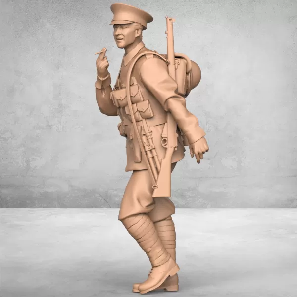 Relaxing Army Soldier - Model preview 3