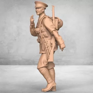Relaxing Army Soldier - Model thumbnail 3