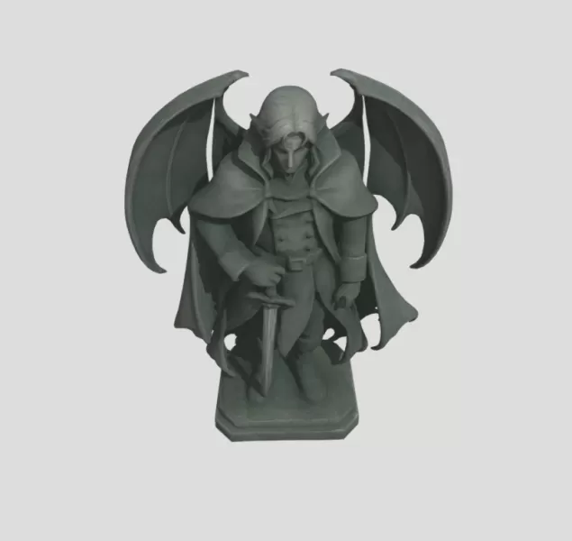 Vampire Statue - Model preview 2