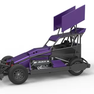 New Zealand Superstock car Version 4 Scale 1:25