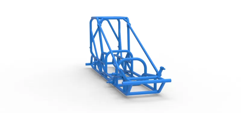 Frame of Dirt Silver Crown Champ car Scale 1:25 - Model preview 17