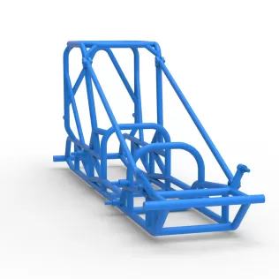 Frame of Dirt Silver Crown Champ car Scale 1:25 - Model thumbnail 17