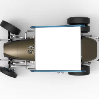 Vintage Winged Supermodified for Dirt while turning V2 1:25 - Model thumbnail 11