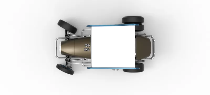 Vintage Winged Supermodified for Dirt while turning V2 1:25 - Model preview 11
