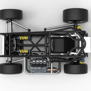 Three Quarter Midget Base Scale 1:25 - Model thumbnail 11