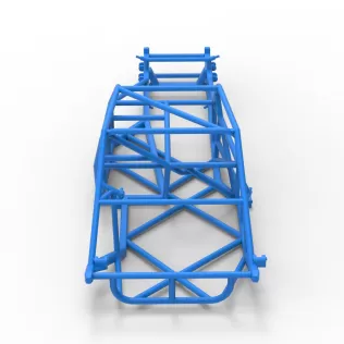 Frame of Vintage Asphalt Modified stock car V2 Scale 1:25 - Model thumbnail 12