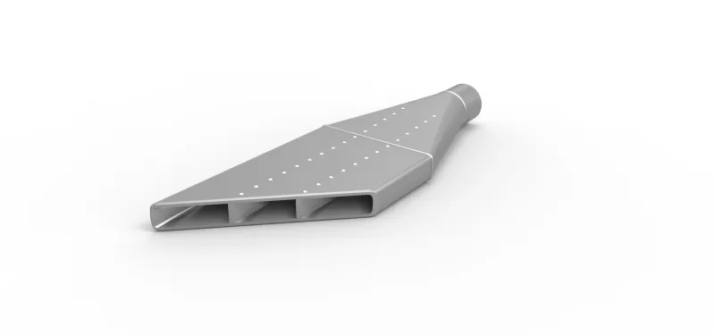 NASCAR Boom Tube Exhaust Scale 1:25 - Model preview 2