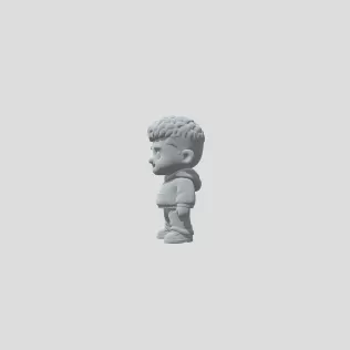 Cozy Hoodie Kid - Model thumbnail 2