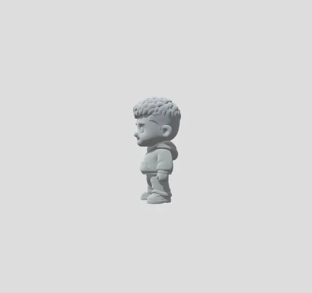 Cozy Hoodie Kid - Model preview 2