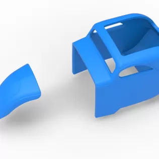 Shell of Vintage dragster Scale 1:25 - Model thumbnail 2