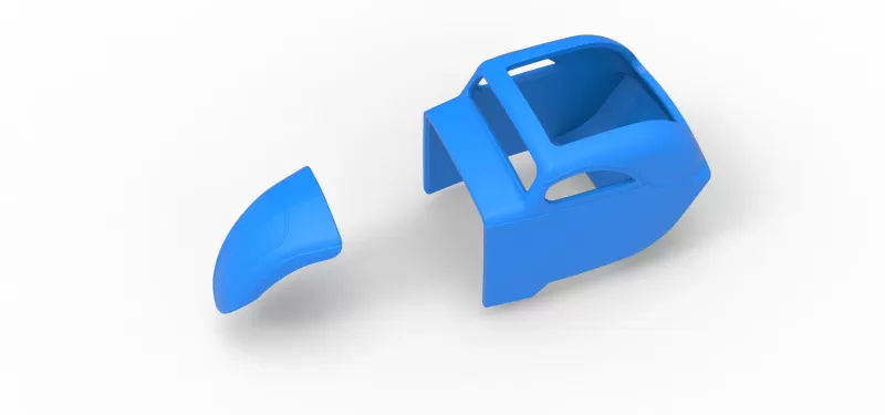 Shell of Vintage dragster Scale 1:25 - Model preview 2