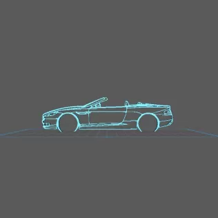 Aston Martin - DB9 2008 Wall Art