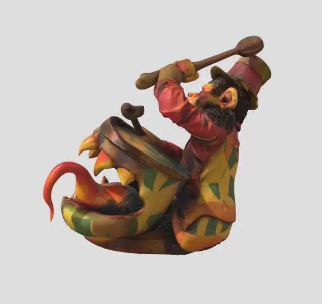 Creepy Monkey - Model preview 2