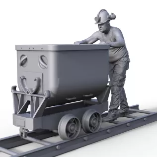 Miner figure