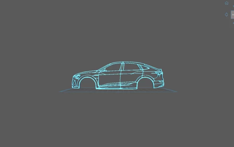 Audi - E-Tron Sportback Wall Art - Model preview 1