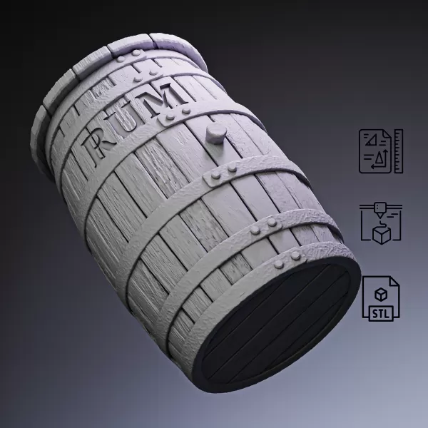 Kill Devil Barrel #RoZ - Model preview 8