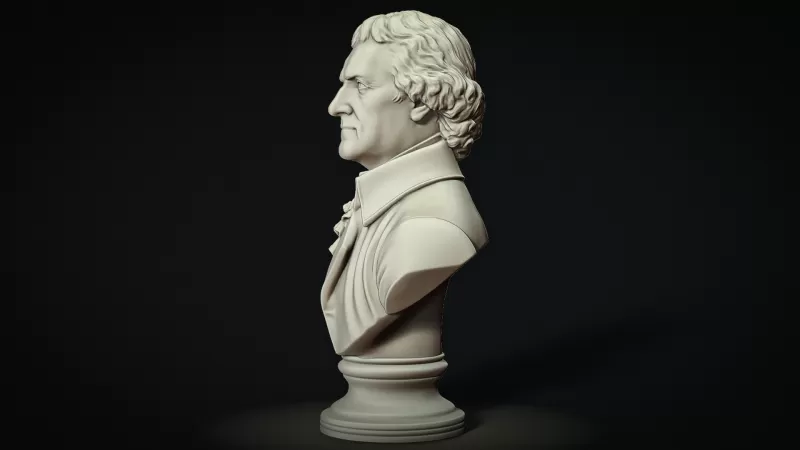 Thomas Jefferson #RoZ - Model preview 4