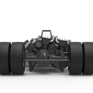 Vintage AWD Dragster Base Scale 1:25 - Model thumbnail 7