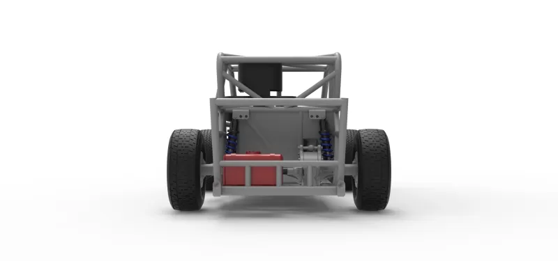 Dwarf car Base Version 2 Scale 1:25 - Model preview 16