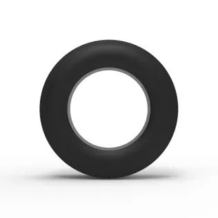 Vintage dirt tire Version 4 Scale 1:25 - Model thumbnail 5
