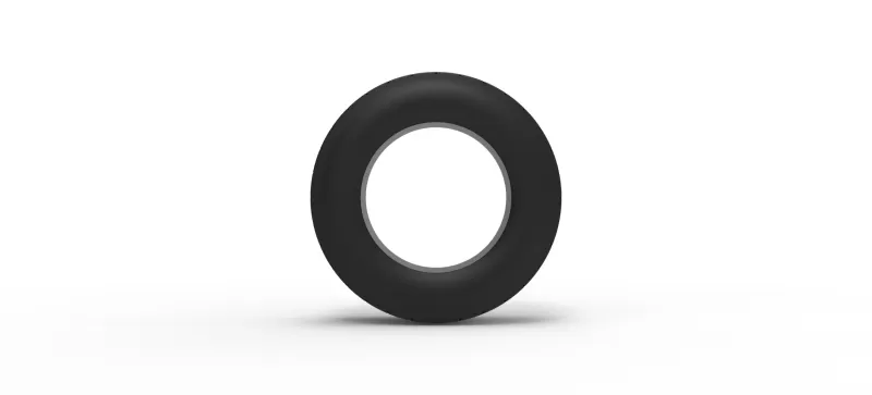 Vintage dirt tire Version 4 Scale 1:25 - Model preview 5