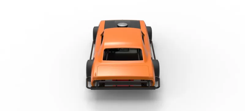 Vintage Asphalt Modified stock car V12 Scale 1:25 - Model preview 17