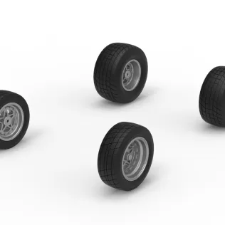 Wheel Set of New Zealand Minisprint Scale 1:25 - Model thumbnail 2