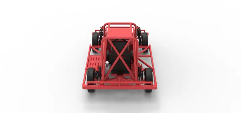 New Zealand Ministock car Base Version 3 Scale 1:25 - Model preview 17